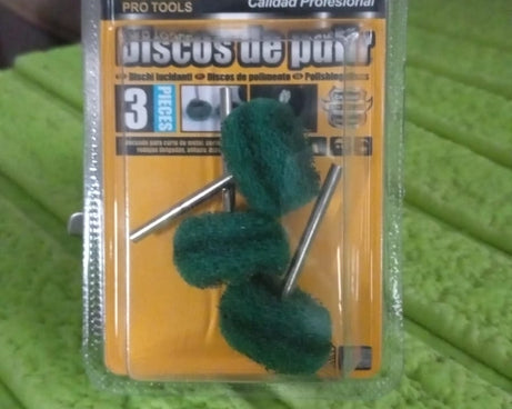 Abrasive Buffing Polishing Wheel Set (3 Pcs)