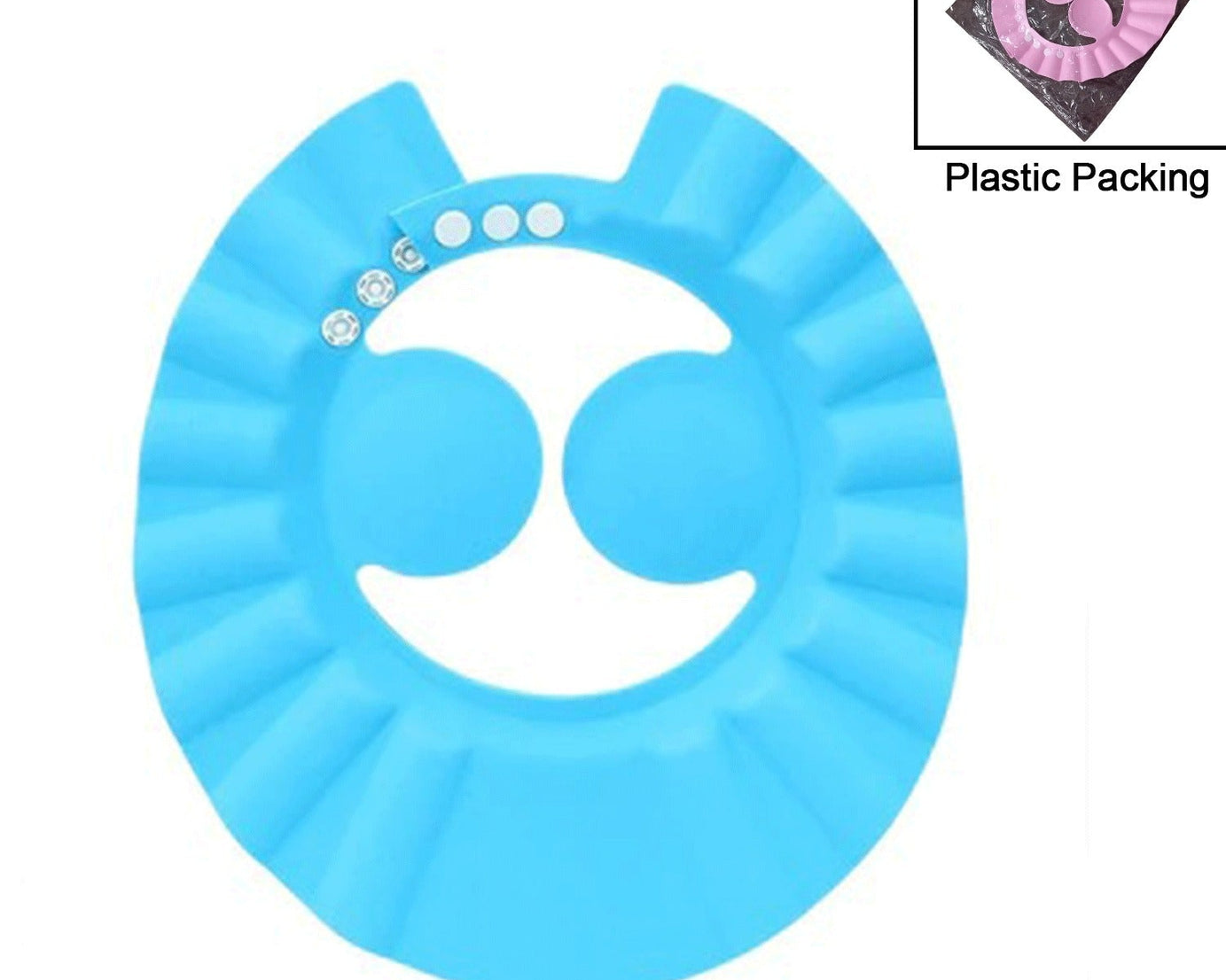 Adjustable Safe Soft Bathing Baby Shower Hair Wash Cap for Children, Baby Bath Cap Shower Protection for Eyes and Ear,