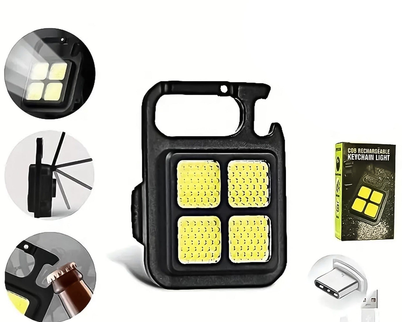 4 Led Mini Keychain Light