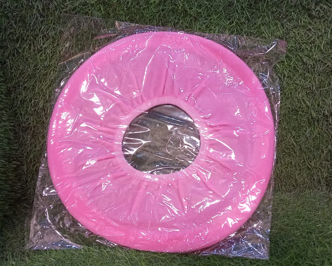 Bathroom Soft Thicker Warmer Stretchable Washable Cloth Toilet Seat Cover Pads (1pc)