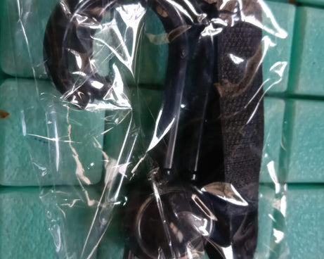 8742 Multi-Purpose Strong Pushchair Hook Clip Baby Carriage Hook 360Degree Rotating Black Stroller Clip for Hanging Bag, Baby Carriage Hook for Cars, Wheelchairs, Walking Aids, Bicycles, Shopping Trolley, Bicycles (1 Pc)