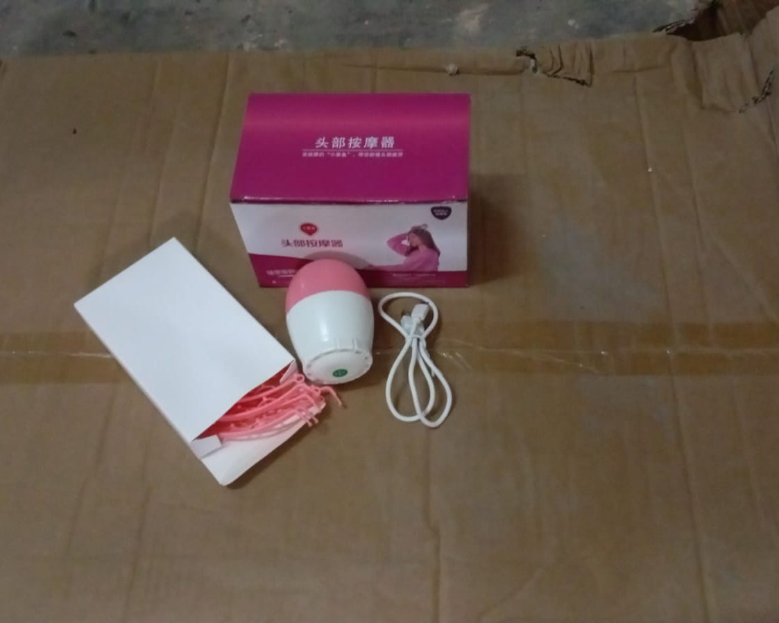 Scalp massager with octopus claws, no battery.