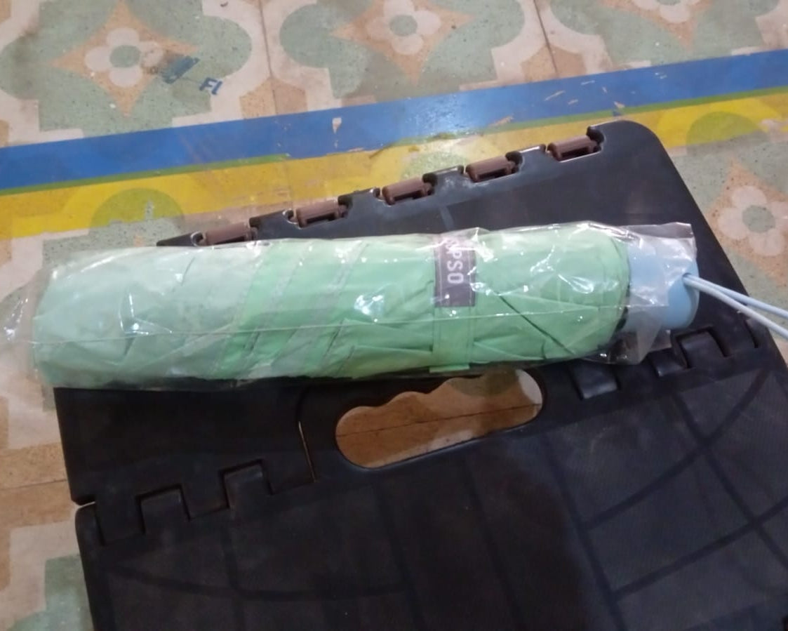 3 Fold Manual Open Umbrella | Windproof, Sunproof & Rainproof with Sturdy Steel Shaft | Easy to Hold & Carry | Umbrella for Women, Men & Kids (1 Pc)