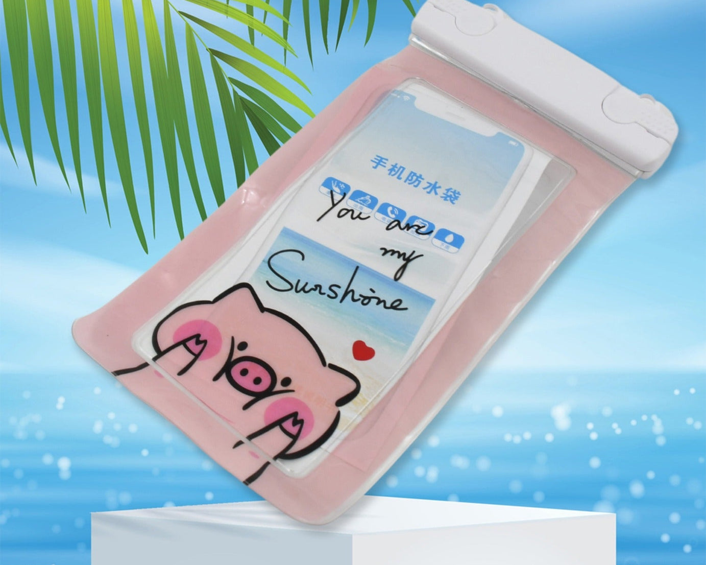 13137 Waterproof Pouch Lock Mobile Cover Underwater Mobile Case For All Type Mobile Phone (1 Pc)