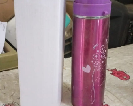 Stainless Steel Water Bottle Leak Proof, Rust Proof, Hot & Cold Drinks, Gym Sipper BPA Free Food Grade Quality, Steel fridge Bottle For office / Gym / School (500 ML Approx)