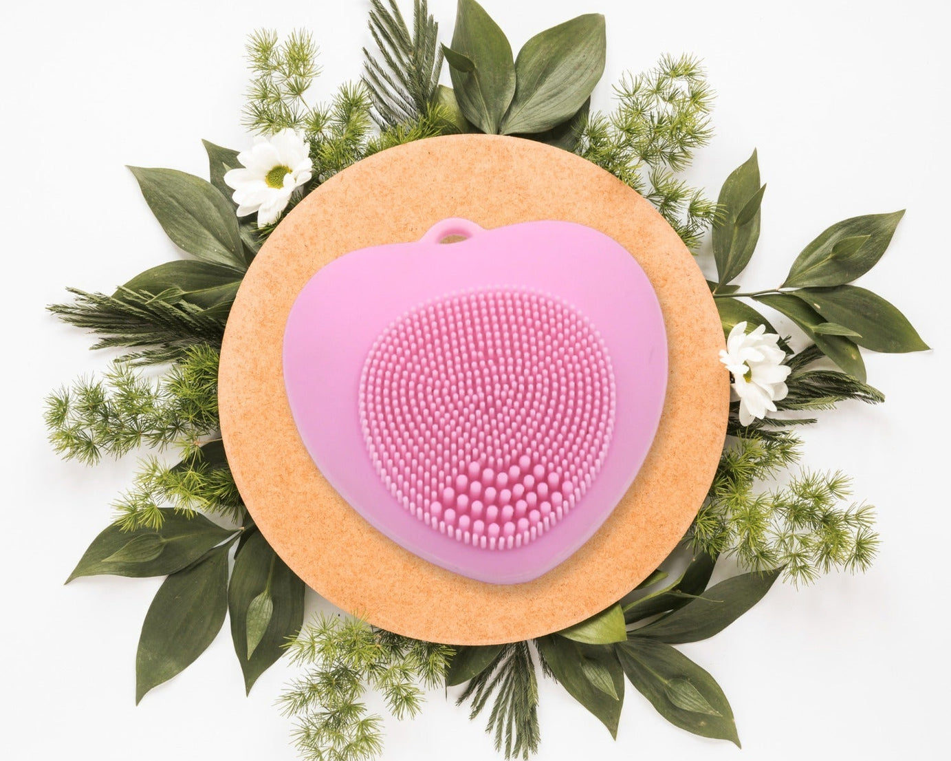 Waterproof Heart-Shaped Face Wash Brush | Silicone Facial Cleansing & Exfoliating Scrubber for Women