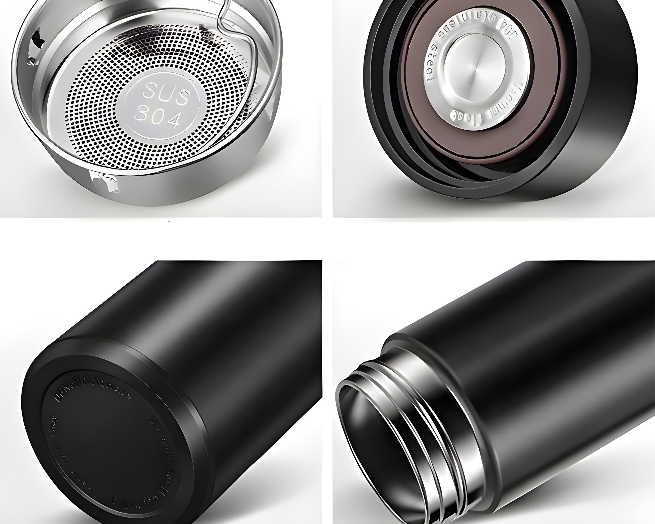 Customized/Personalized Stainless Steel Smart Water Bottle with Smart LCD Temperature Touch | Gifting Custom Name Water Bottle | Gifts for Boyfriend/Girlfriend/Employee | 500ML