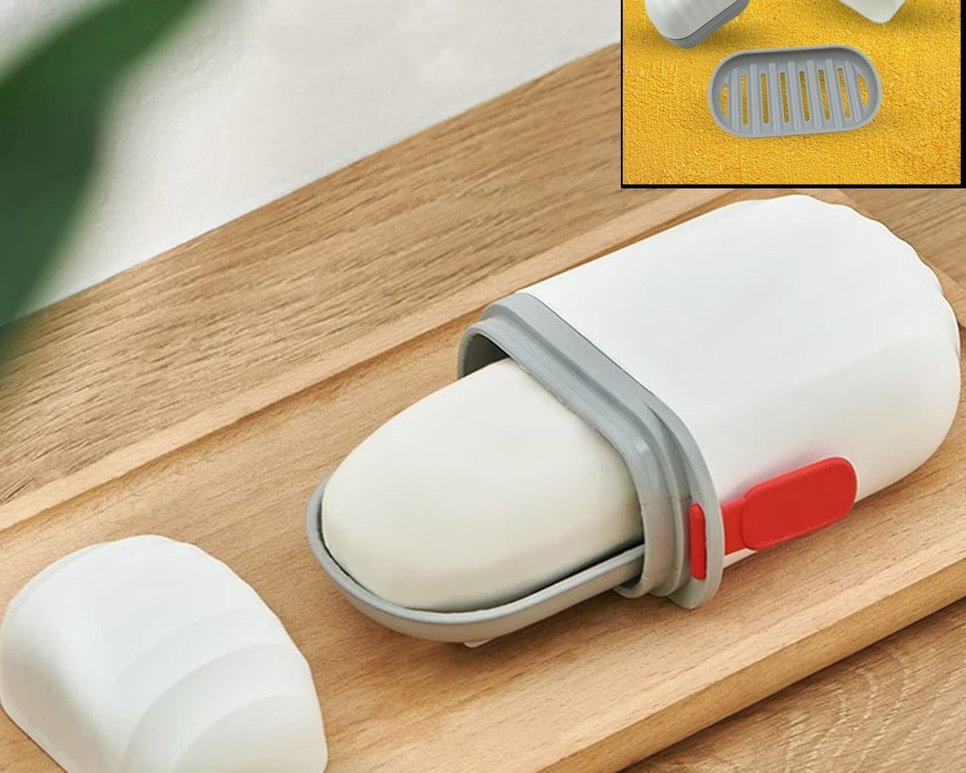 Stylish and Practical Soap Holder for Travel  Soap Box With Secure Seal and Non Leak Design Stylish Soap Box for Home, Bathroom, Hiking, Travel, Camping Capsule Soap Box (1 Pc)