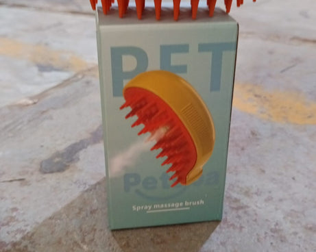 3 In1 Cat Steamy Brush, Self Cleaning Steam Cat Brush Cat Steamer Brush for Massage Cat Grooming Brush Pet Hair Removal Comb for Cat and Dog, for Removing Tangled and Loose Hair