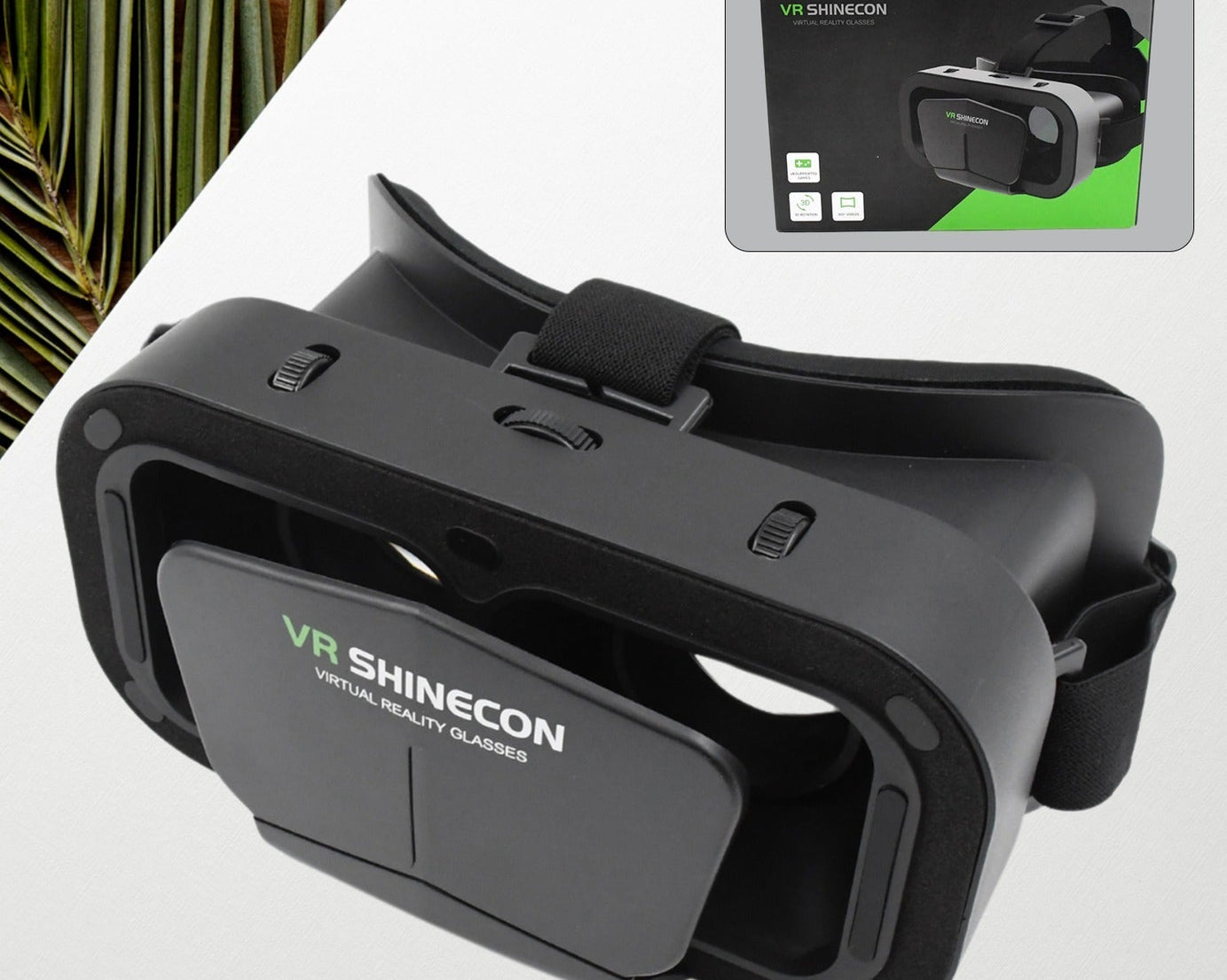 3d VR Headset Compatible with iPhone & Android Virtual Reality VR Goggles For 3D VR Movies Video Games (1 Pc)