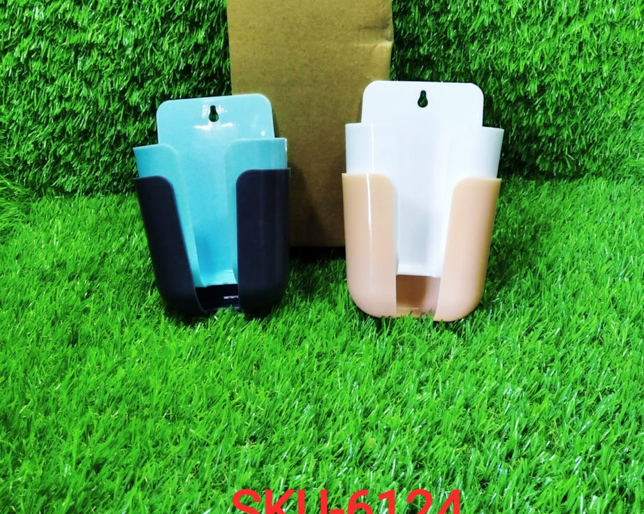 Multicolour remote storage case, easy to mount on walls for clutter-free space.