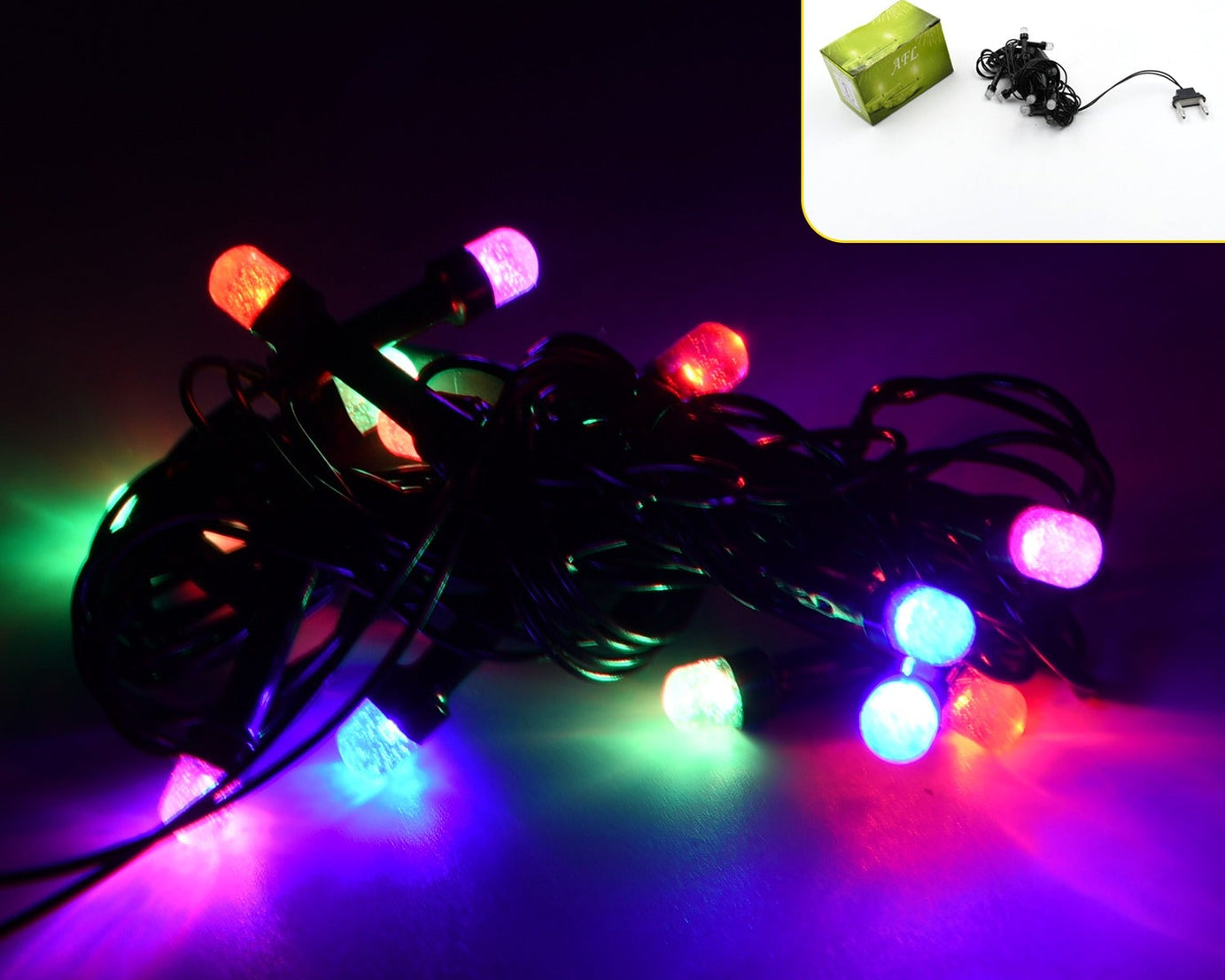 3Mtr Home Decoration Diwali & Wedding LED Christmas String Light Indoor and Outdoor Light ,Festival Decoration Led String Light, Multi-Color Light 1.4MM (15L 3 Mtr)