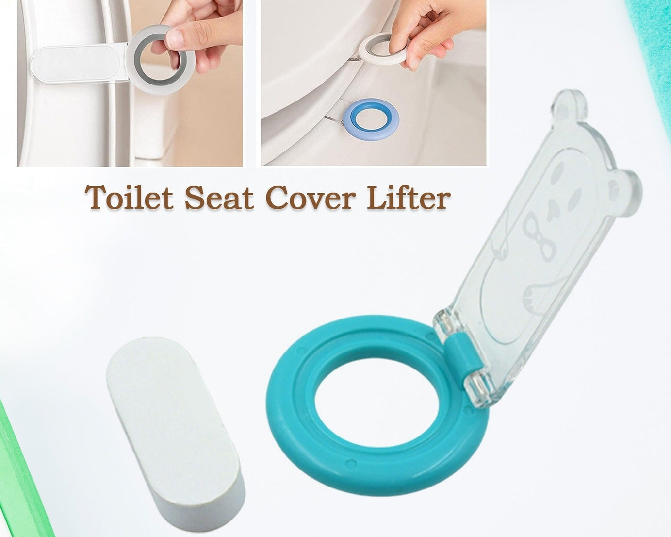 Toilet Seat Lifter (1 Pc): Sanitary Handle, Avoid Touching Seat