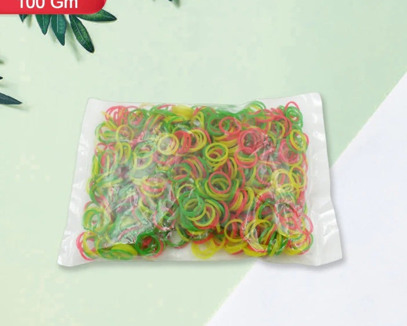 Multicolor Rubber Bands (Elastic & Reusable, Office & Home)