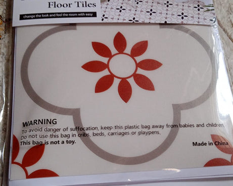 Peel and Stick Floor Tiles Kitchen / Bathroom Backsplash Sticker Detachable Waterproof DIY Tile Stickers for Wall Decoration Tiles Home Decoration (8x8 Inch / 10 Pcs Set)