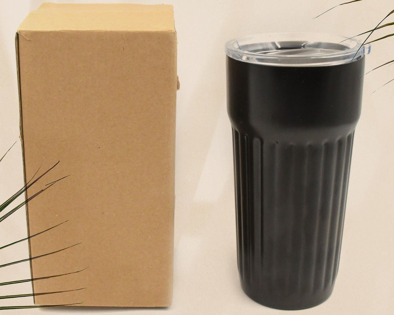 12509 Stainless Steel Vacuum Insulated  Insulated Coffee Cups Travel Mug, Car Coffee Mug with Lid Reusable Thermal Cup for Coffee Car Travel Beach Camping Hiking Hunting Fishing Drinks Coffee, Tea (1 Pc)