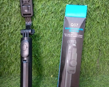 Portable Bluetooth selfie stick with tripod stand and phone mount