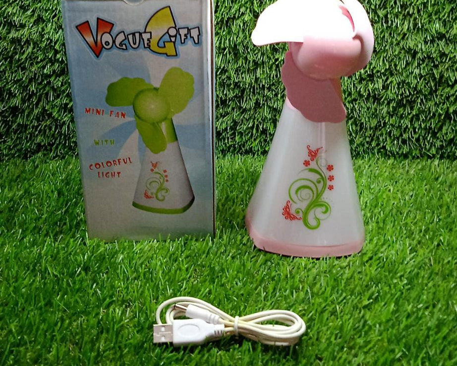 Colorful desktop USB fan