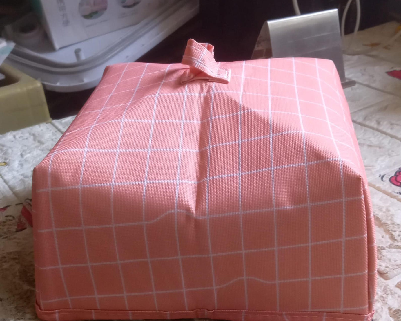 8192 Foldable Food Covers Anti-dust Heat Preservation Anti-Fly Mosquito Kitchen Lid Foldable Cover for Hot Food Dish Insulation Cover, Food Warmer Cover, for Kitchen, Picnic (20x20 Cm)