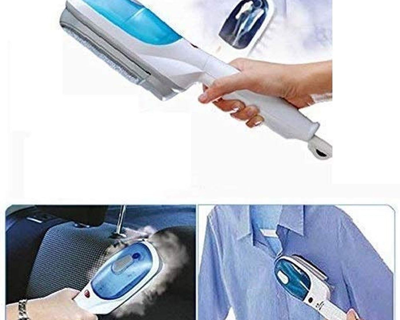Portable ironing machine,1 Set Steam Iron Hand Held Crease Removal Portable Ironing Clothes ABS Brush Plush Toy Garment Steamer for Home Steam Iron, for Clothes, Travel Steamer