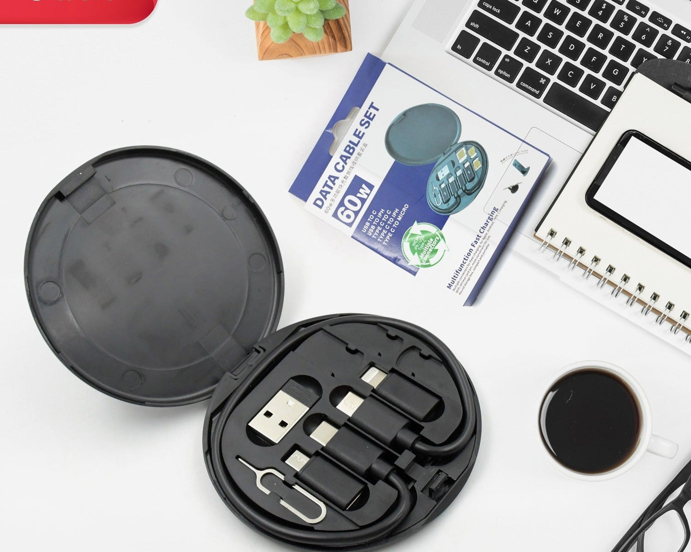 5-in-1 Charging Kit: Universal Cable for Every Device!