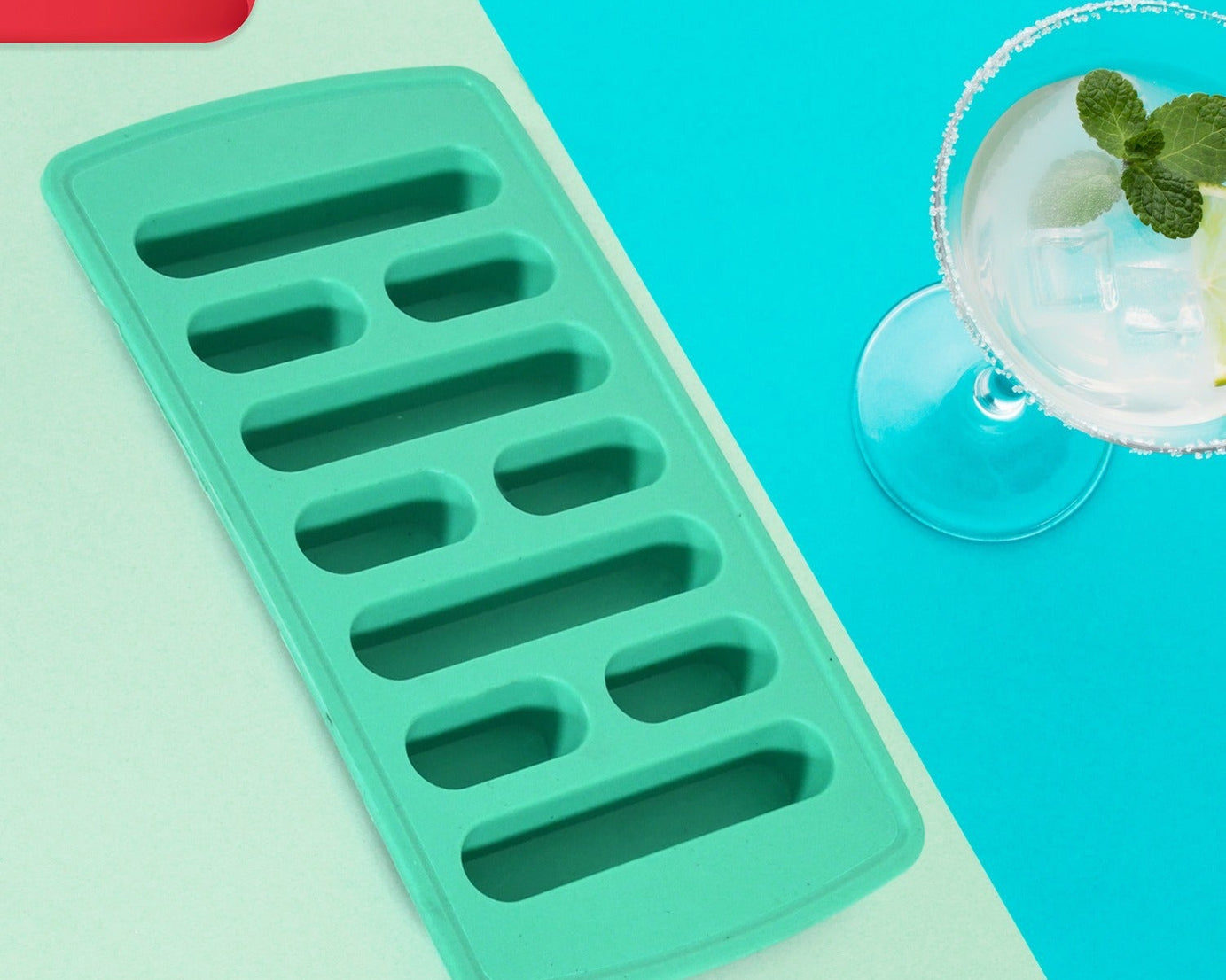 1 Pc Fancy Ice Tray, Used Widely In All Kinds Of Household Places While Making Ices And All Purposes
