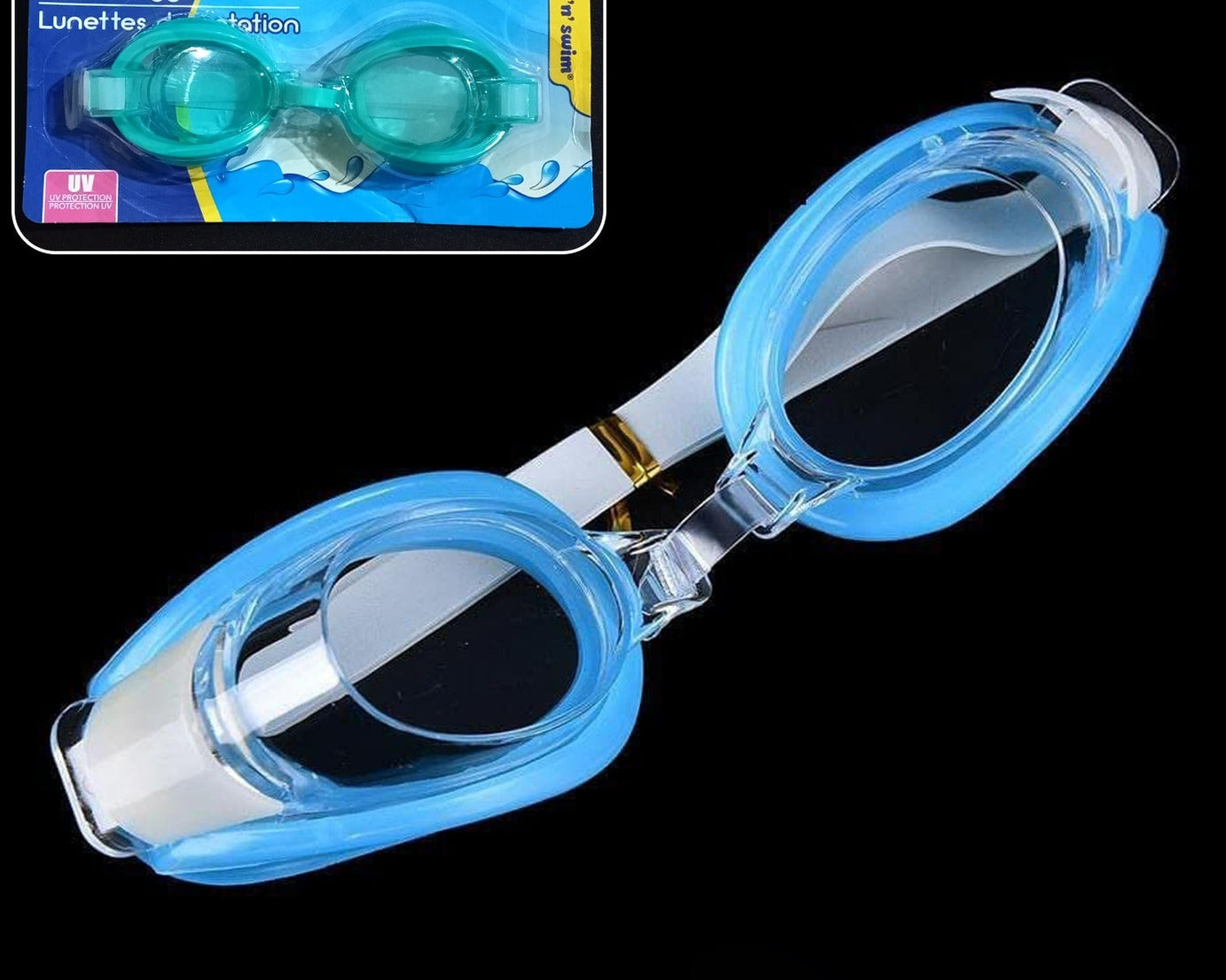 Waterproof swimming goggles, clear vision