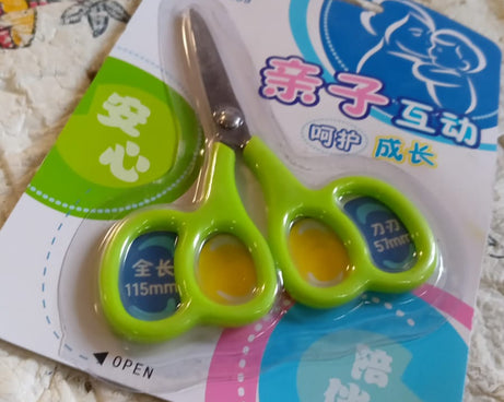 Stainless Steel Double Grip Scissors (1 Pc): Comfort Grip Handle, Multipurpose