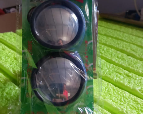 Car Blind Spot Side Mirror Round HD Glass Blindspot Mirror Convex Rear View Mirror, Car Mirror Accessories Suitable to All Cars, Frameless Design (2 Pcs Set)