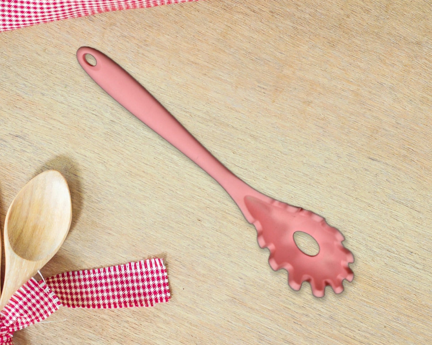 Silicone pasta fork, high temperature resistant, non-slip