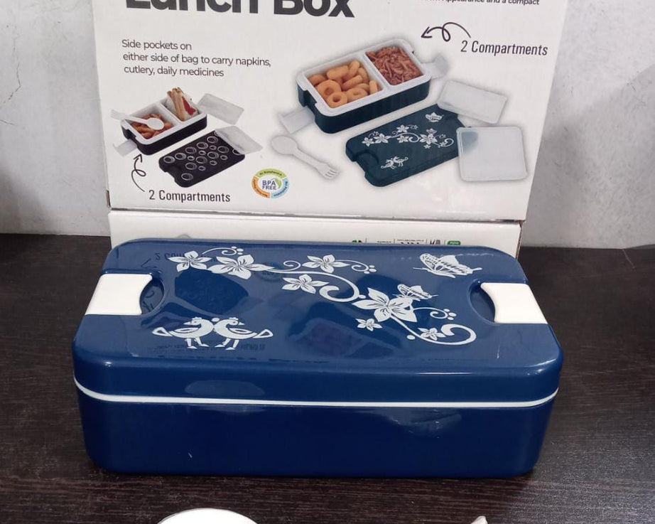 Lunch box in Dark blue color