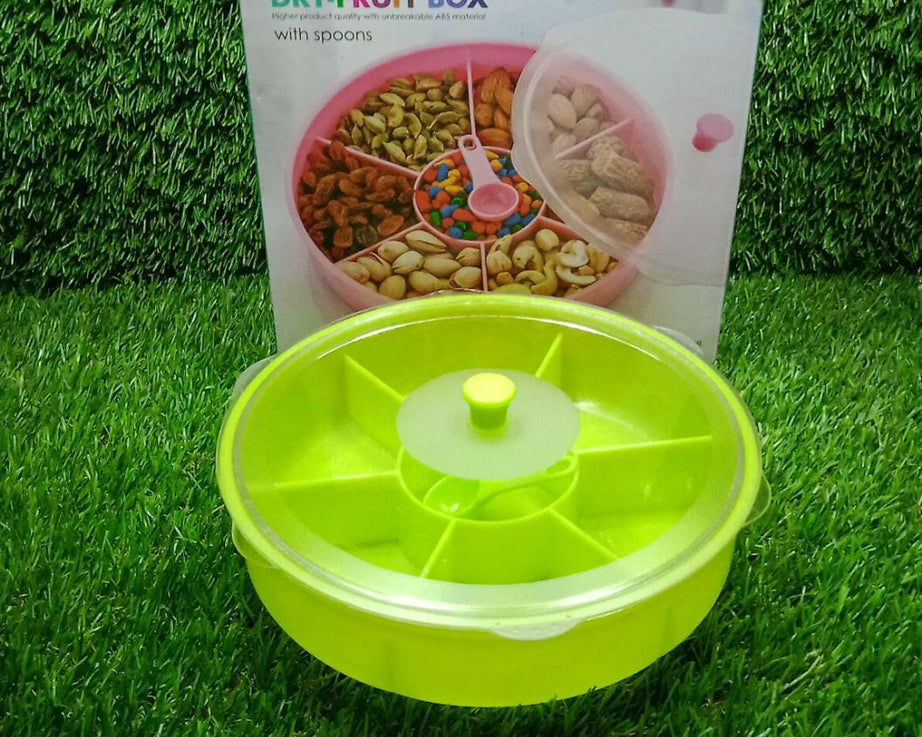 Box with spoon for dry-fruits and spices