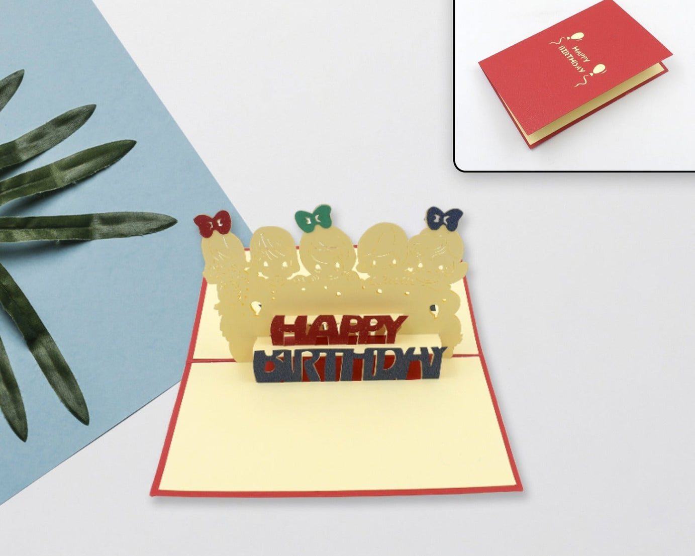 3D Paper Wish Card High Quality Paper Card All Design Card Good Wishing Card (All 3D Card Birthday, Christmas Card,  Cartoon Card, Love Heart Card) (1 Pc)