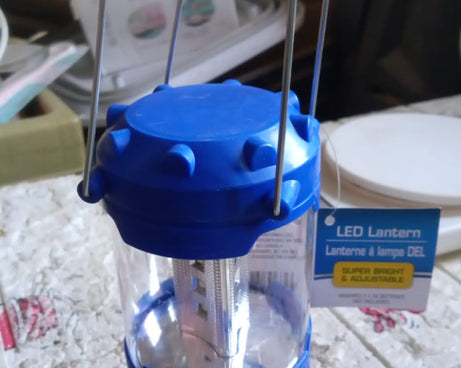 Camping Lanterns, White Light Safe Durable Tent Light Portable and Lightweight for Hiking Night Fishing for Camping, Waterproof Battery, Battery operated Light (Battery Not Included)