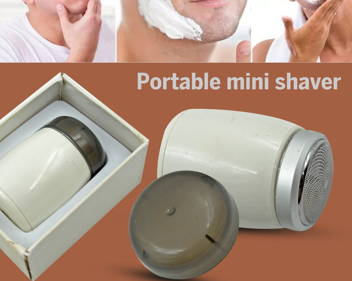 12599 Mini Electric Shavers for Men, Pocket Shaver, Portable Shaver Head, Mini Shaver Professional Shaver Hair Cleaning Shave Head Shaving Machine Long Battery Life for Indoor and Outdoor Use Gift for Boyfriend Father
