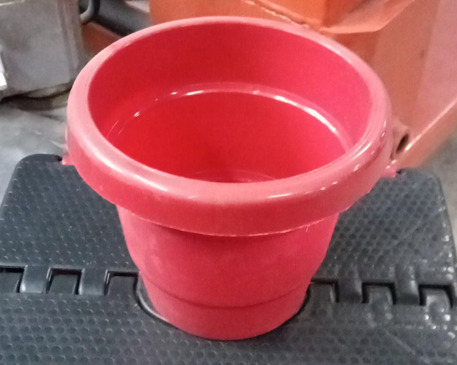 Plastic Heavy Duty Plant Container Pot/Gamla for Indoor Home Decor | Outdoor Balcony Garden 13cm (pack of 1 pc)