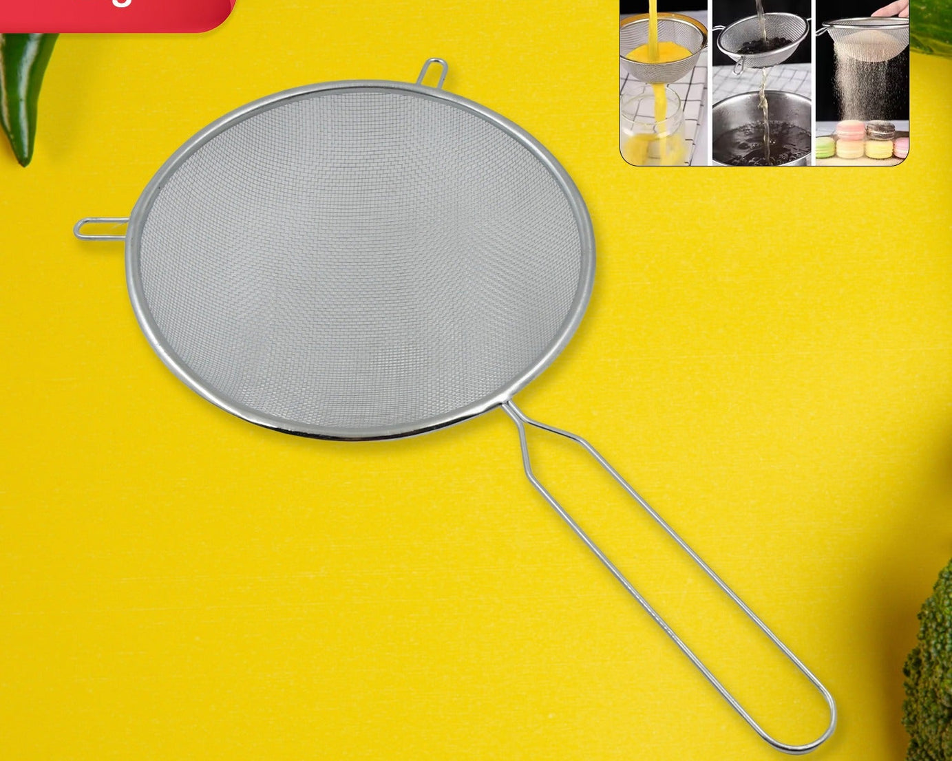 Big Mesh Strainer With Handle