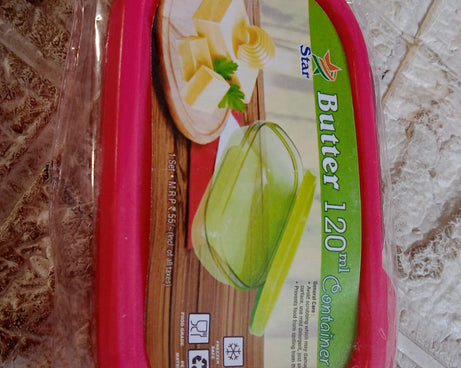 Butter Container, PP Butter Storage Box Easy to Take Portable Large Capacity for Kitchen for Home for Cheese for Butter (120 ML)