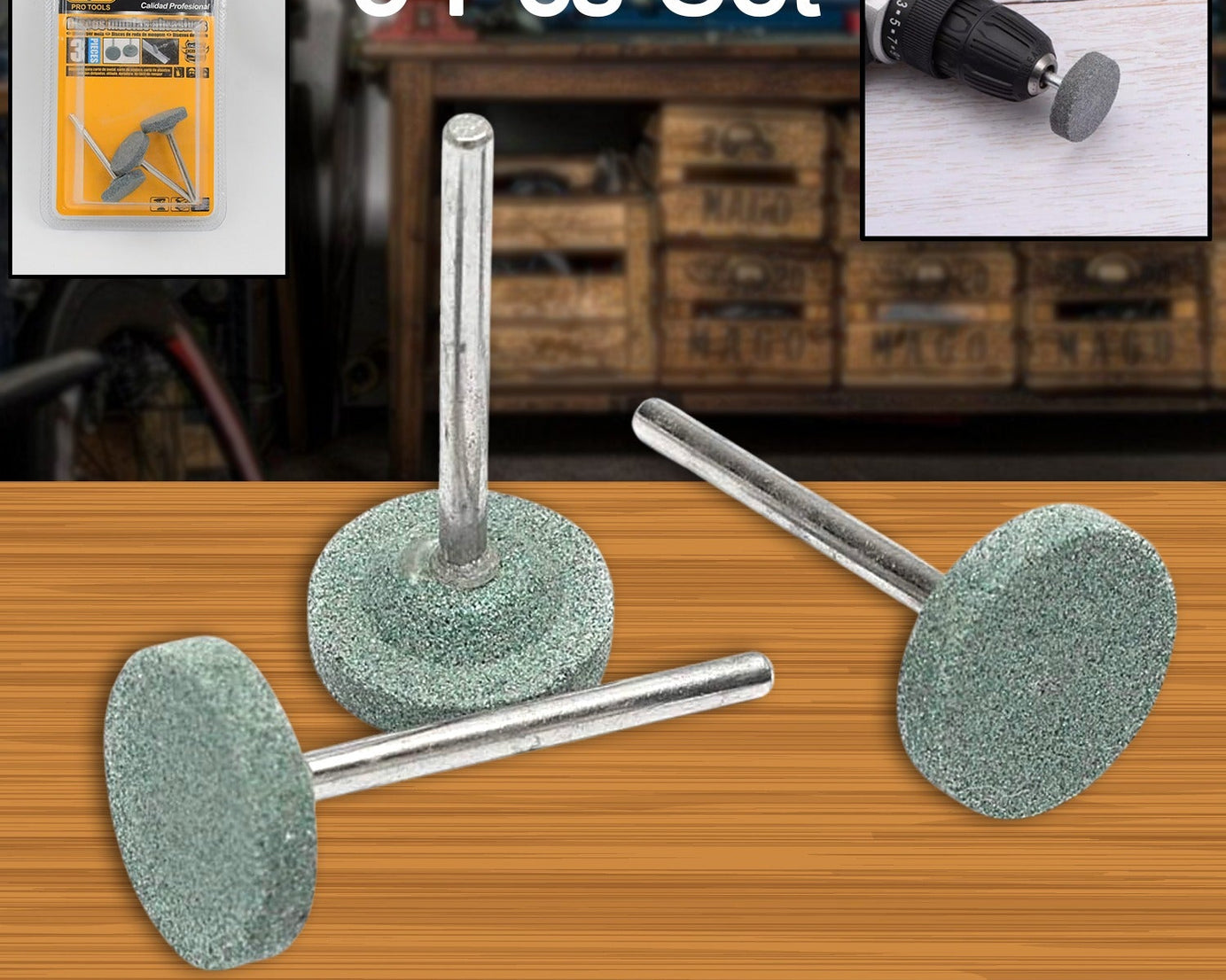 Grinding Head Mounted Stone