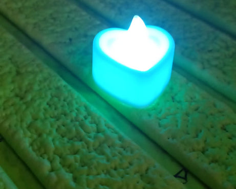 LED Tealights, Smokeless Plastic Decorative Candles (Pack Of 1 / Multicolor)