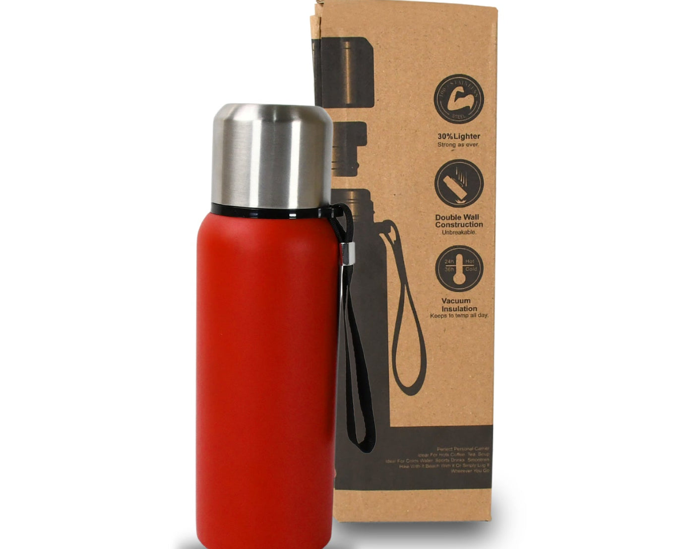 Stainless Steel Water Bottle, Fridge Water Bottle, Stainless Steel Water Bottle Leak Proof, Rust Proof, Cold & Hot Thermos steel Bottle| Leak Proof | Office Bottle | Gym | Home | Kitchen | Hiking | Trekking | Travel Bottle (Approx 600ML)