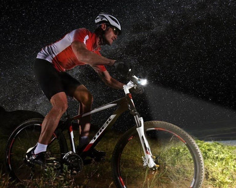USB rechargeable bike LED light for enhanced visibility.