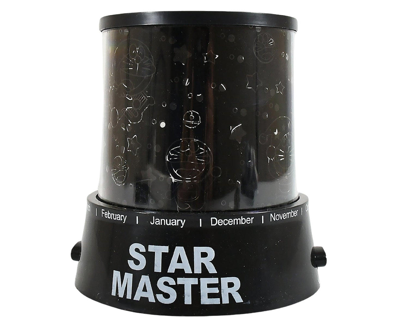 LED Projector Night Light Amazing Lamp, 3 Battery operated lamps, Rotation With the music Function, Master for Kids Bedroom Home Decoration Night Romantic Gift (Battery Not Included / 1 pc)