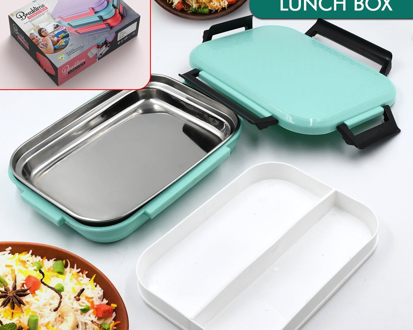 Leakproof Lunch Box Set: School & Outdoor Meals (Insulated)