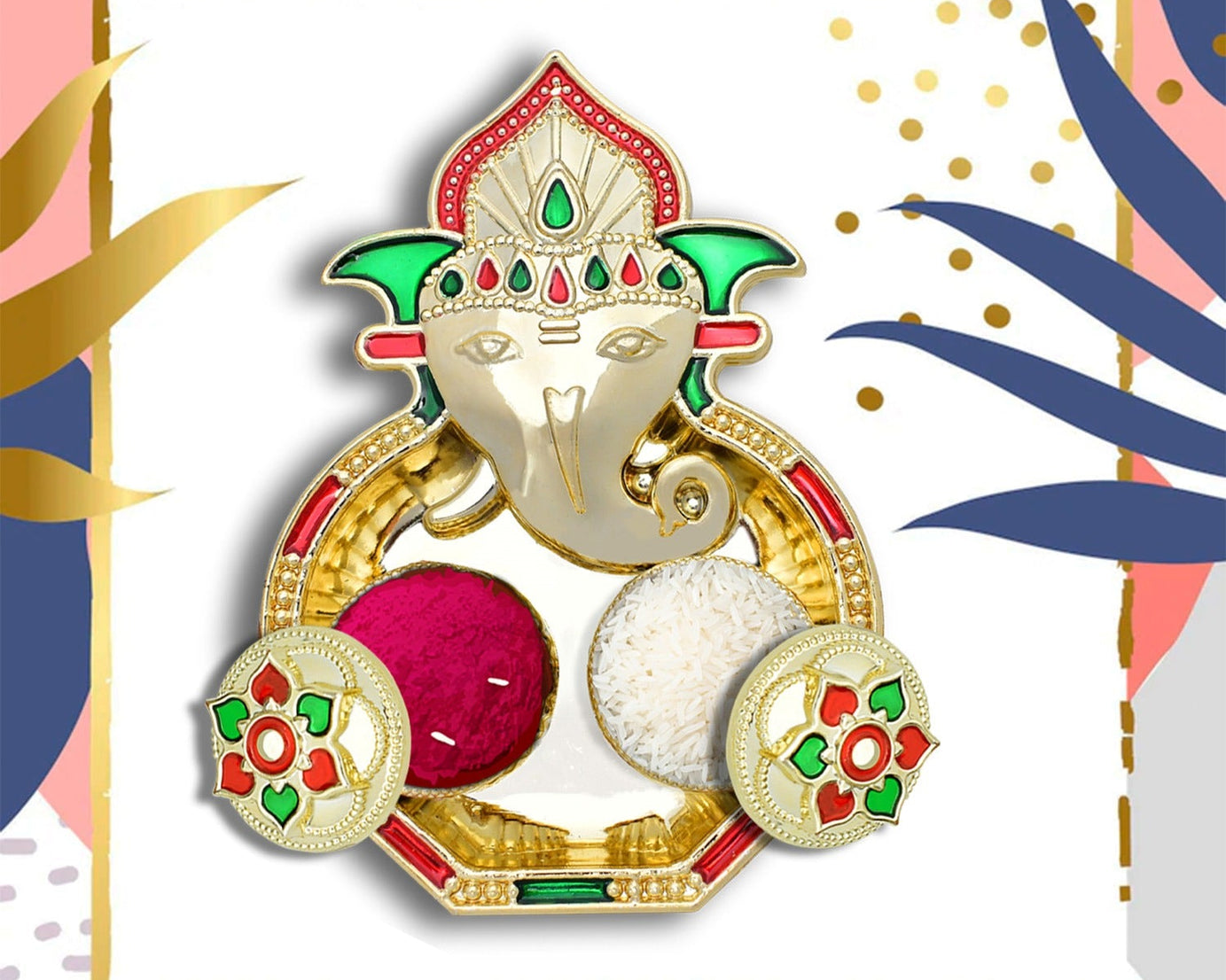Special Puja Thali, Kumkum Thali Holder, Pooja Return Gift Diwali