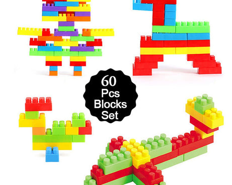 Gift toy set, small blocks, block game for children.