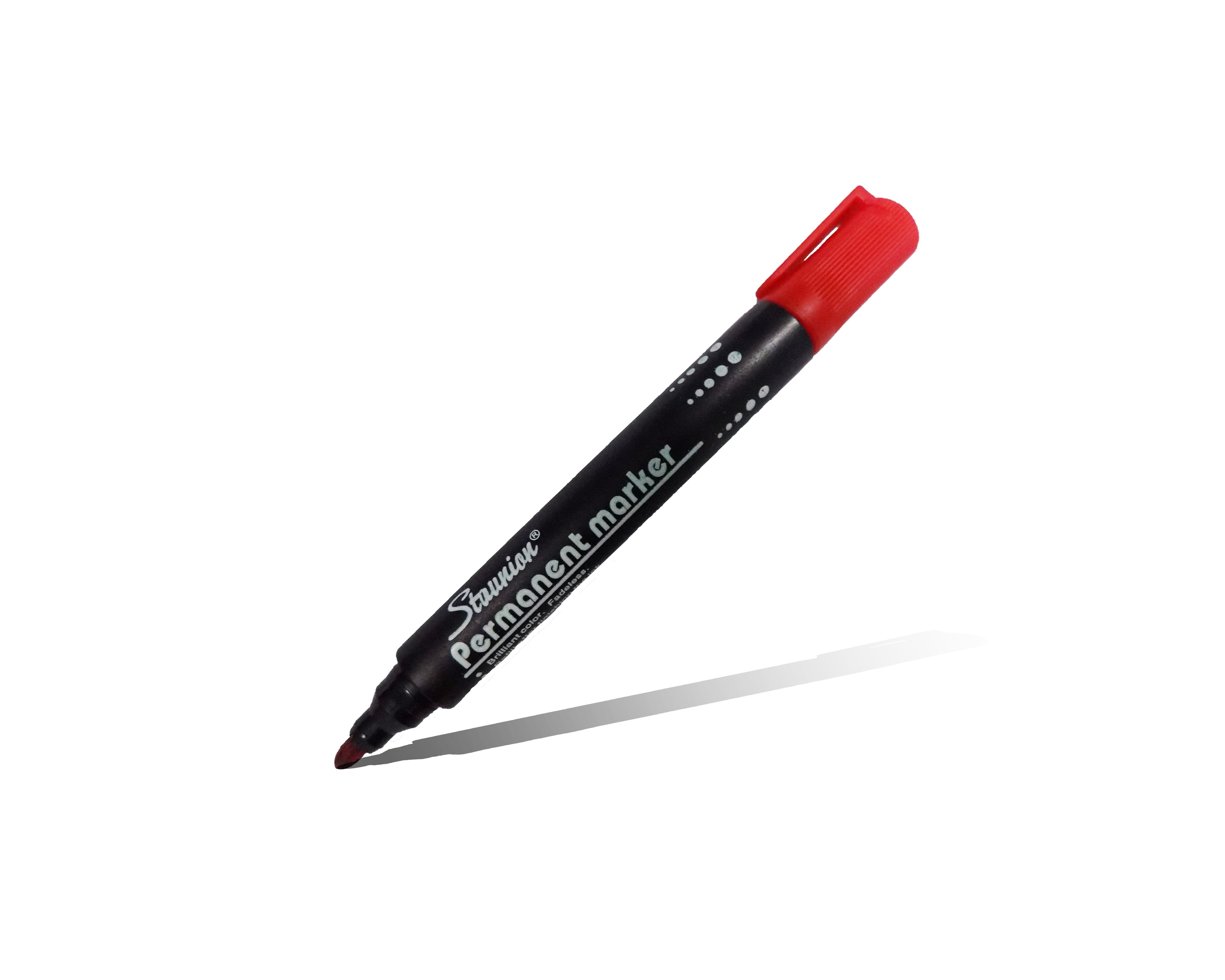 Red permanent marker for whiteboards