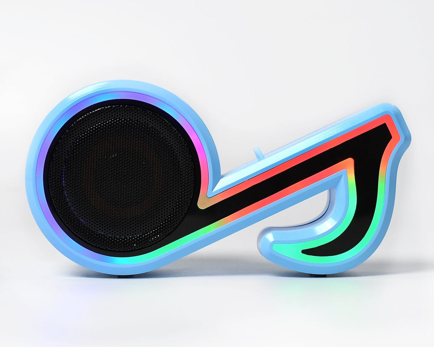 Mini Portable Music Note Shape Speaker Subwoofer Colorful Musical Note LED Lighting Sound For Creatives Gift Computer Phone Sound Equipment Bluetooth speaker (Media Player)