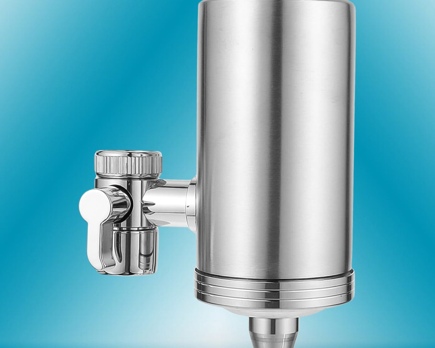 304 Stainless Steel Faucet Mount Water Filter, Water Purifier (1 Set)