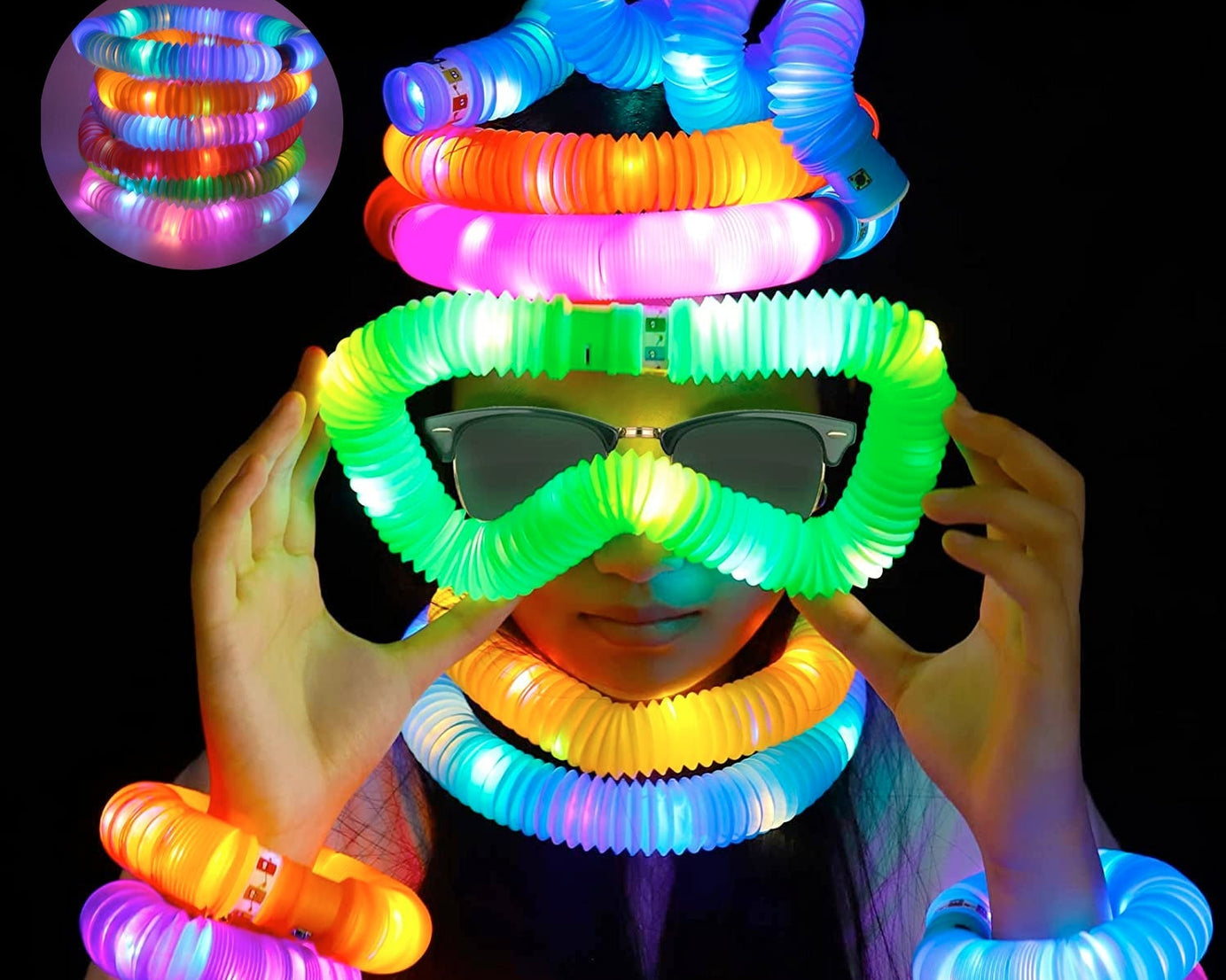 Fun sensory tubes for autism and anxiety relief